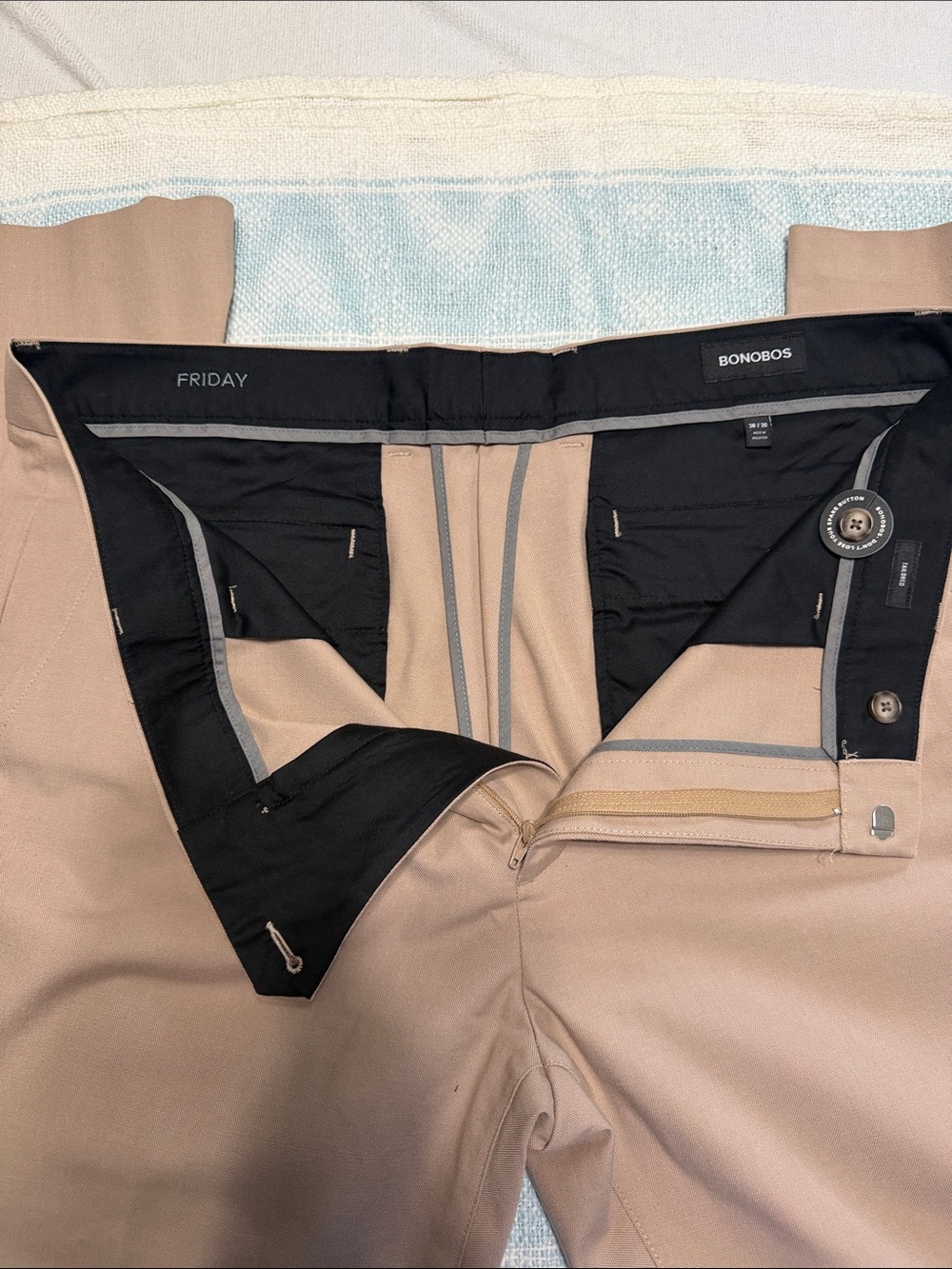 Bonobos Men’s Friday Dress Pants in Light Tan